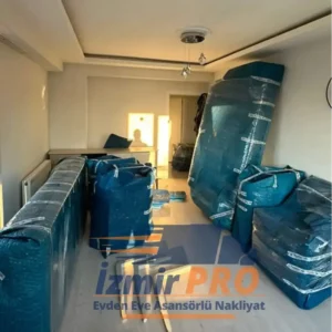 İzmir Pro Nakliyat güvenli eşya sarım işlemi